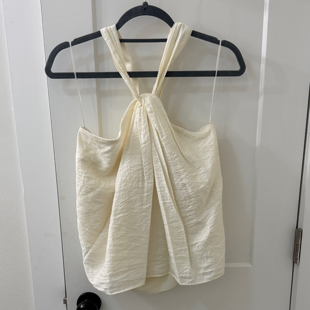 Endless Rose Cream Halter Blouse